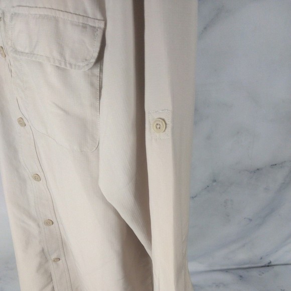 Duluth Trading Co Long Sleeve Fishing Shirt Mens Large 100% Nylon - Picture 6 of 10